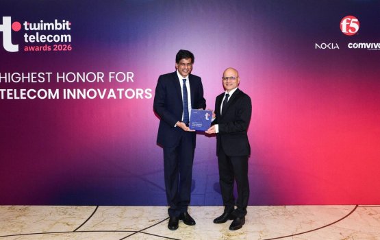  Dhiraagu ah Twimbit Telecom Awards  2026 ge Telco of the Year – Small Markets’ award