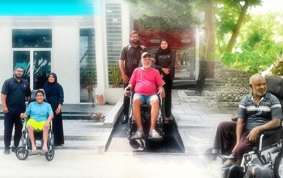 Bank of Maldives in ithuru 30 wheel chair hadhiyaa koffi