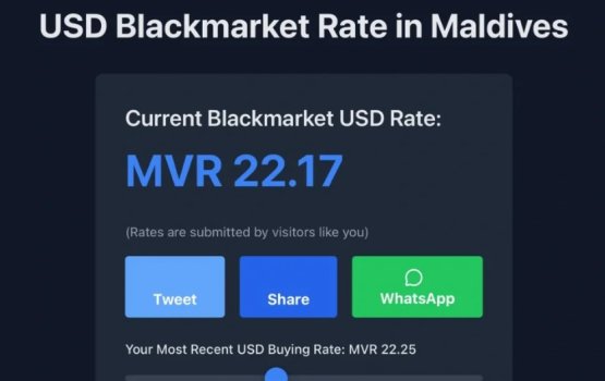 Kalhu baazaarugai dollar rate fenna website raajjeygai block koffi