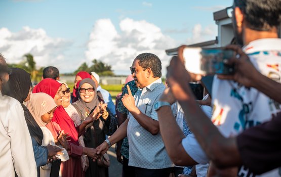 Fuvahumulakuge supportarunna Raees Yameen bahdhalu kuravvaifi