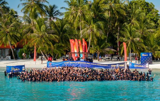 Ehvaguthehgai emme gina meehun snorkeling hedhumuge dhuniyeyge record BML ah 