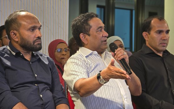 RasMale fadha binthah dhinumuge kurin rayyithun ge fennna nufenna vote eh nagan jehey: Yameen
