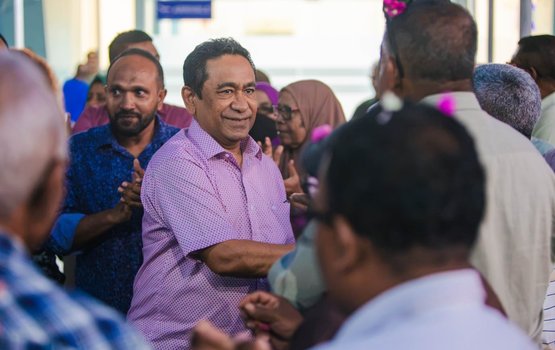 Fuggiri massalaigai Raees Yameen ah hukum ivvun mi mahuge 29 ah thaavalu koffi